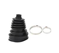 Ensemble inférieur Kit de soufflet cardan pour voiture, protection anti-poussière à vitesse constante, élasticité du joint, transmission anti-usure universelle Jeu de joints-soufflets