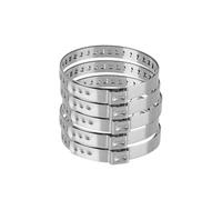 Ensemble inférieur Lot de 5 colliers serrage soufflet cardan en acier inoxydable, réglables 20 à 50 mm et 120, pour joint d'essieu cage rotule Soufflet De Cardan(50-120mm5PCS)