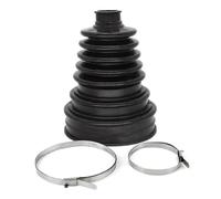 Ensemble inférieur Soufflet de cardan extérieur universel en silicone pour joint homocinétique flexible à vitesse constante, couvercle anti-poussière résistant l'usure Jeu de joints-soufflets