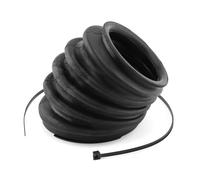 Ensemble inférieur Soufflet en caoutchouc pour arbre de transmission de moto, compatible avec BMW R1200GS, R, RT, S, ST, R900RT et NineT HP2 Split Constant Velocity