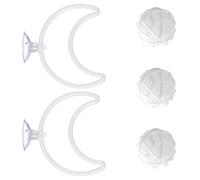 Ensemble interactif de 2 pièces rondes d ' activité pour poissons de compagnie, avec sphères flottantes pour réduire le stress dans les petits aquariums, globes flottants pour poissons de chasse
