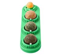 Ensemble interactif de boules d' à chat - quatre jouets à mâcher muraux, kit d'exercices félins d'intérieur, accessoire de jeu d'enrichissement mental, équipement d'activité pour animaux de compa