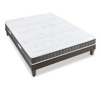 Ensemble INTUITION 140x190 cm - Matelas Mémoire de forme + Sommier Bois G