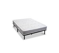 OLYMPE LITERIE - Ensemble INTUITION 140x200 cm - Matelas Mémoire de forme + Sommier Métal