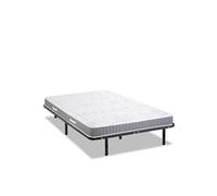- Ensemble INTUITION 90x190 cm - Matelas Mémoire de forme + Sommier Métal