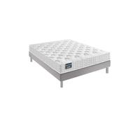 Ensemble Dunlopillo JACINTHE Sommier Confort Ferme 140x190