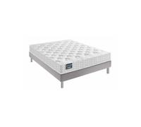 Ensemble Dunlopillo JACINTHE Sommier Confort Ferme 140x200