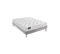 Ensemble JACINTHE Sommier Confort Ferme 180x200 avec 2 sommiers