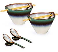 Ensemble japonais 8 pcs - Bols à ramen en céramique Vendos85