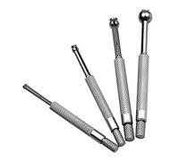 Ensemble Jauge Trous 1/8 Pouces 1/2 Pouces Petit Télescopage À Balle Complète Gages 4 Pièces Poignée Anti-glissement Pour Industriel