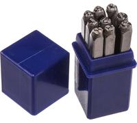 Ensemble: Jeu de poinçons - Hauteur des chiffres: 4,0mm - Police de caractères DIN1451