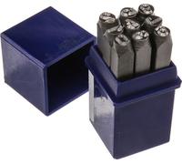 Ensemble: Jeu de poinçons - Hauteur des chiffres: 5,0mm - Police DIN1451