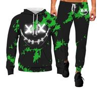 Ensemble Jogging Bleu Marine Homme Cargo Beige Plage Molleton Kimono Deux Garcon Bain Training Sudation Motif Dashiki Papa Retro Boubou Pantalons Brillant Temoin 80