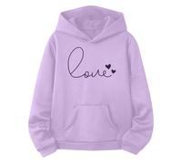 Ensemble Jogging Enfant Fille de Sport pour Survêtement Enfants Street Dancewear Plaine Top Bottoms Costume Sweat Capuche et Bas Costumne