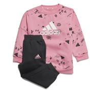 Ensemble jogging et sweatshirt col rond bébé adidas Brand Love Rose 2/3 ans
