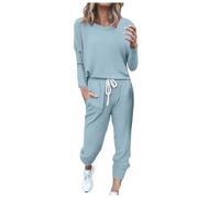 Ensemble Jogging Femme Survêtement Coton Yoga Molleton Sport Printemps Léger Set Sweat a Capuche Et Tenue De Stretch Confortable Chaud Hiver Style Urbain Sportswear Été Séchage Rapide Running