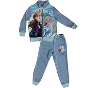 Arlis Ensemble jogging Frozen Disney Sweet zippé de couleurs contrastées, image de héros devant. Finitions élastiquées (as4, age, 3_years, regular, Jogging Frozen - A)