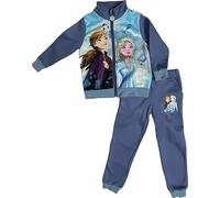 Arlis Ensemble jogging Frozen Disney Sweet zippé de couleurs contrastées, image de héros devant. Finitions élastiquées (as4, age, 3_years, regular, Jogging Frozen - B)