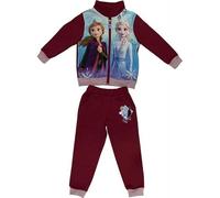 Arlis Ensemble jogging Frozen Disney Sweet zippé de couleurs contrastées, image de héros devant. Finitions élastiquées (as4, age, 8_years, regular, Jogging Frozen - C)