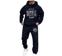 Ensemble Jogging,Jogging Homme Grande Taille,Suits Masculins Polyvalents Ensemble pour Usage Quotidien sans éléments de Couleur ni Taille (Dark Blue, M)