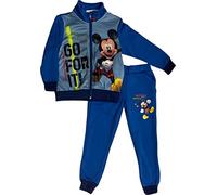 Arlis Ensemble jogging Mickey Disney Sweet zippé de couleurs contrastées, image de héros devant. Finitions élastiquées. (FR/ES, Âge, 4 ans, Taille normale, Jogging Mickey)