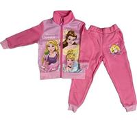 Arlis Ensemble jogging Princesse Disney Sweet zippé de couleurs contrastées, image de héros devant. Finitions élastiquées (as4, age, 5_years, regular, Jogging Princesse Rose)