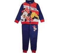 Arlis Ensemble jogging Sweet zippé de couleurs contrastées, image de héros devant. Finitions élastiquées. Deux poches. Intérieur polaire (as4, age, 3_years, regular, Ensemble Jogging Minnie Bleu)