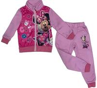 Arlis Ensemble jogging Sweet zippé de couleurs contrastées, image de héros devant. Finitions élastiquées. Deux poches. Intérieur polaire (as4, age, 8_years, regular, Ensemble Jogging Minnie Rose)