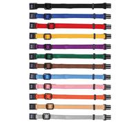 6 colliers S-M 17 à 25 cm x 10 mm pour chiot, 6 couleurs différentes - - TR-15551