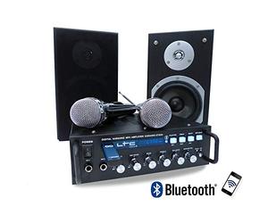 Ensemble karaoké STAR4 ampli 2x75W +2 HP + 2 micros
