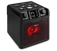 Vonyx SBS50B-DRUM - Ensemble Karaoké Lumineux avec Micro et Pads de Batterie, Utilisation sans Fil, Technologie Bluetooth, Haut-Parleur de 50W, Effets Lumineux LED, Idéal pour Les Enfants