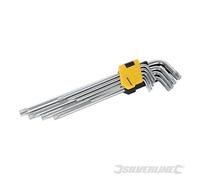 Ensemble Kit 9 Pièces Clés Torx Longue Elle Métrique À Empreinte Cruciforme Clé