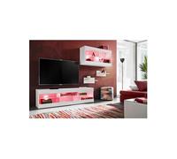 Ensemble Komodee TIVOLI SET3 avec LED RGB - Blanc Blanc 35 x 240 x 195 cm