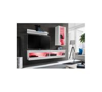 Ensemble Komodee TIVOLI SET5 avec LED RGB - Blanc Blanc 35 x 200 x 195 cm