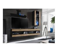 Ensemble Komodee TIVOLI SET5 Espace ouvert Noir Wotan 35 x 200 x 195 cm