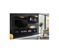 Ensemble Komodee TIVOLI SET6 Espace ouvert Noir Noir 35 x 200 x 195 cm