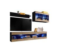 Ensemble Komodee TIVOLI SET6 Espace ouvert Noir Wotan 35 x 200 x 195 cm