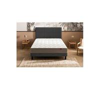 Ensemble L'Ailleurs + Sommier Confort Ferme 160x200 - Double Sommier