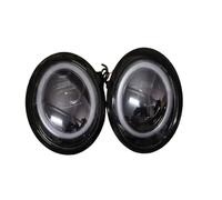 Ensemble Lampe Phares Pour BMW Pour Mini Pour Cooper R50 R52 R53 2001-2007 Phare LED Assemblage Phare Modifié Halogène Xénon Accessoires Feux Avants Auto(2pcs black)