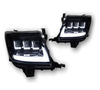 Ensemble Lampes Avant Pièces Automobiles Pour Hilux Pour VIGO Phares 2011-2014 Feux Jour À Double Projecteur Accessoires Auto Modifiés Phares Avant