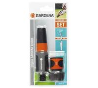 Gardena Kit d'arrosage pour tuyau Ø int. 19 mm – Contenu : 18214, 18300