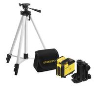 Kit Niveau Laser 360° + Trépied - STANLEY - STHT77640-1 - piles - rouge