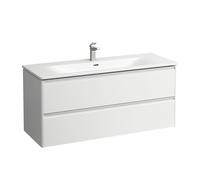 Ensemble Laufen PALACE Lavabo, meuble sous-lavabo, 2 tiroirs, 1 trou, poignées aluminium 1200x545mm RAL