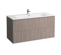 Ensemble Laufen PRO S Lavabo double avec meuble sous-lavabo Base, 2 tiroirs, 2 trous 1200x610mm Orme Clair