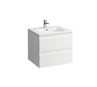 Ensemble Laufen PRO S Lavabo, meuble sous-lavabo, 2 tiroirs, 1 trou 600x545mm Orme Foncé