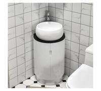 Ensemble Lave-Mains d'angle, Meuble-lavabo d'angle for Salle de Bain, lavabo au Sol for Petit Espace, for Cuisine et Maison(41 * 83cm)