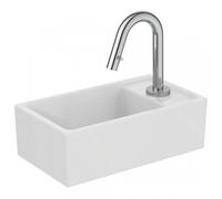 Ensemble lave-mains Ideal Standard Tempo céramique 37x21cm trou de robinet à droite blanc e2129aa