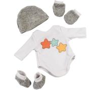 Ensemble layette pour poupon 40 cm - MINILAND - Fille - Tissu doux - Finitions soignées - Couleurs douces