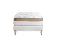 Ensemble LE COSY 90 x 200 cm sommier kit Blanc - 30cm - Mmoire de forme - Confort durable - Sommier kit Blanc