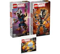 Ensemble Lego Marvel : 76282 Rocket & Baby Groot, 76249 Venomized Groot & 30652 Le Portail Dimensionnel de Doctor Strange de BRICKCOMPLETE